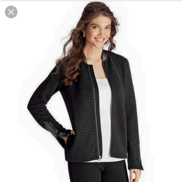 mark. Jackets & Blazers - Quilted Jacket w/ Leather trim    NWOT